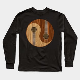 Yin Yang Guitar Long Sleeve T-Shirt